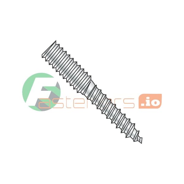 Newport Fasteners Hanger Bolt, #8-32 Thread to 1 1/4 in, Steel, Zinc Plated Finish, 5000 PK 178776 - main